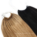 Brazilian Natural Top Quality Remy Knot Thread Tie Kind No Tip Hair Extensions Human Hair